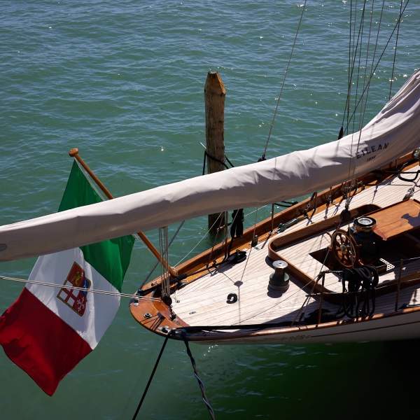 Panerai's Eilean, the Bermudian ketch in Venice, 2022