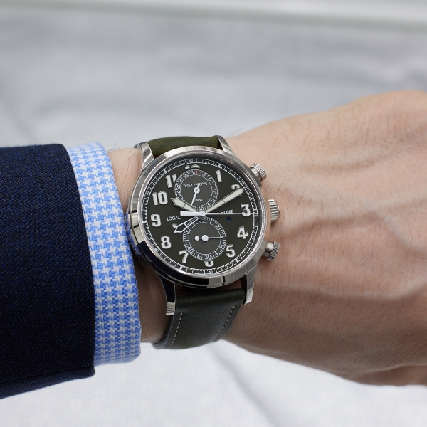 Patek Philippe Calatrava Pilot Travel Time Chronograph Ref. 5924G