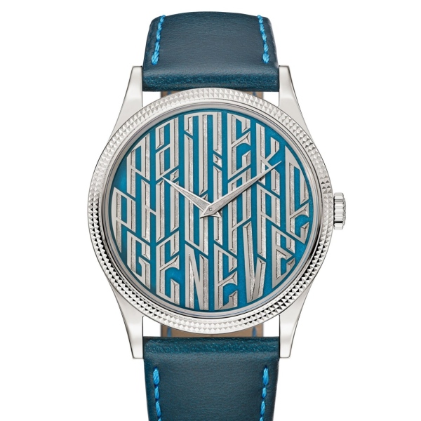 Calatrava Blue Typo