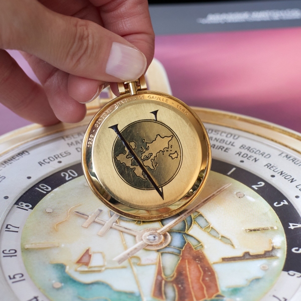 Lot 24 Agassiz Watch Co. "Victory Watch - Charles de Gaulle"