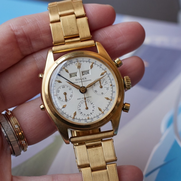 Lot 118 1951 Rolex "Datocompax Killy" Ref. 6036