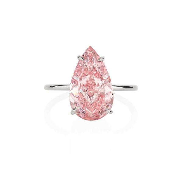 Fancy Intense Pink diamond ring