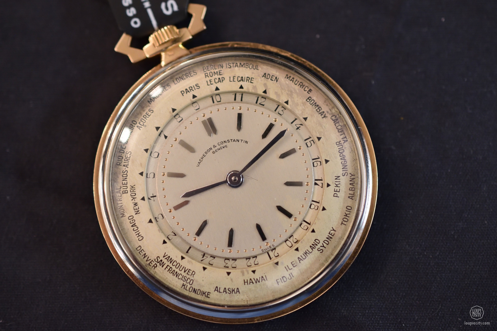 world time pocket watch