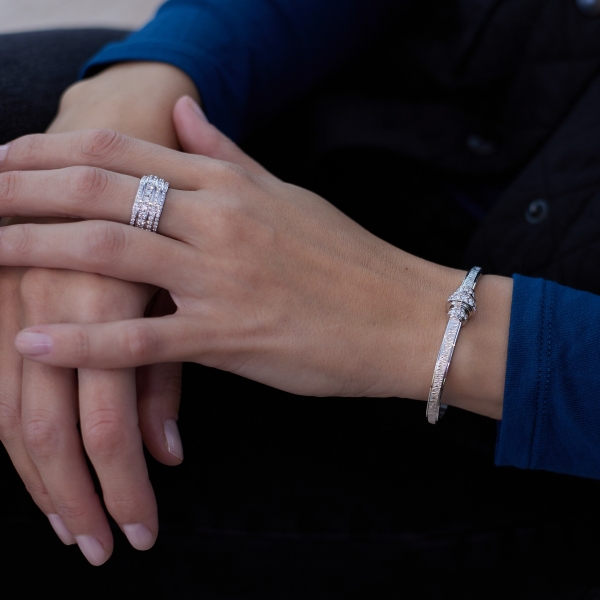 Piaget Possession white gold ring with ‘Decor Palace'