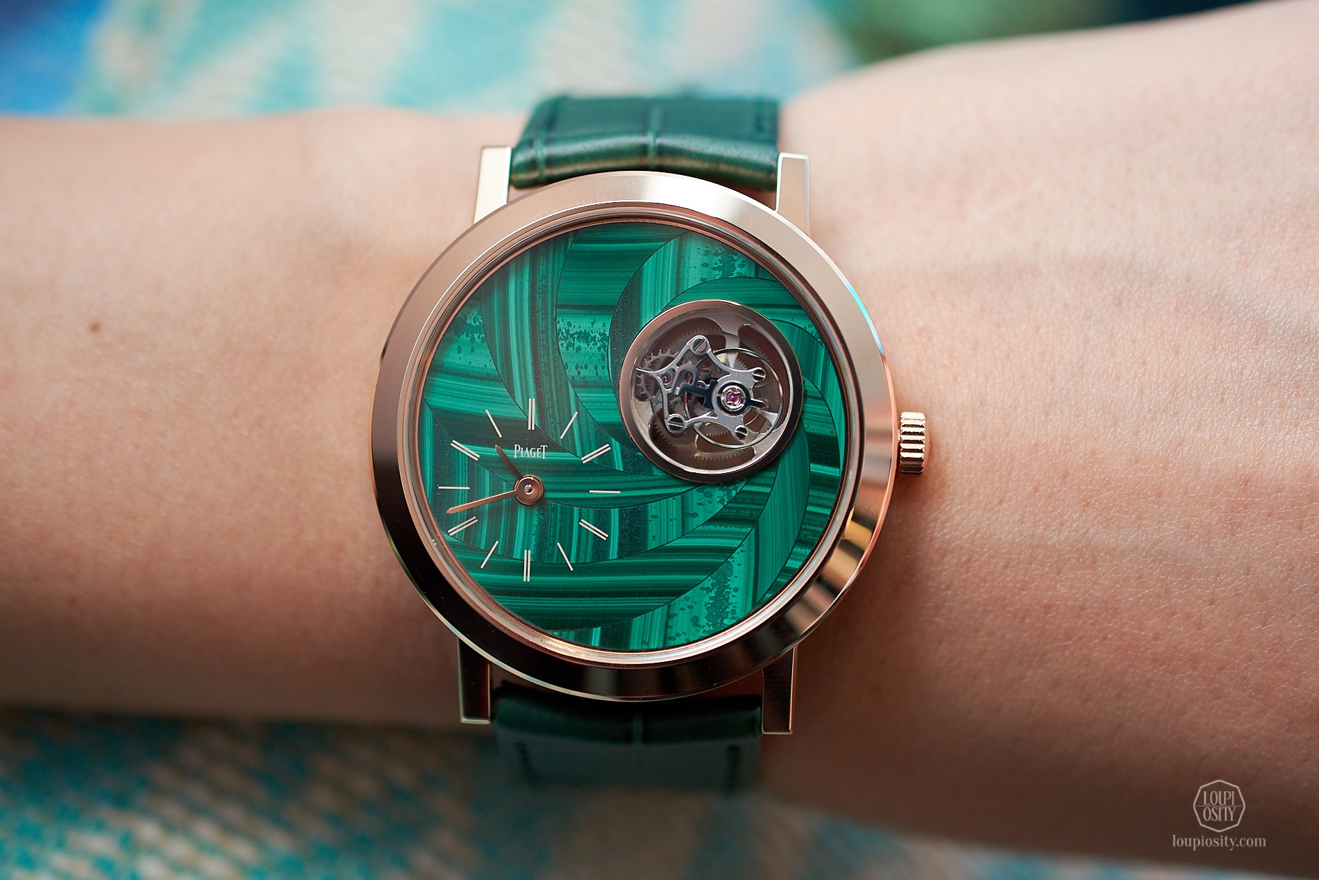 Piaget altiplano stone marquetry