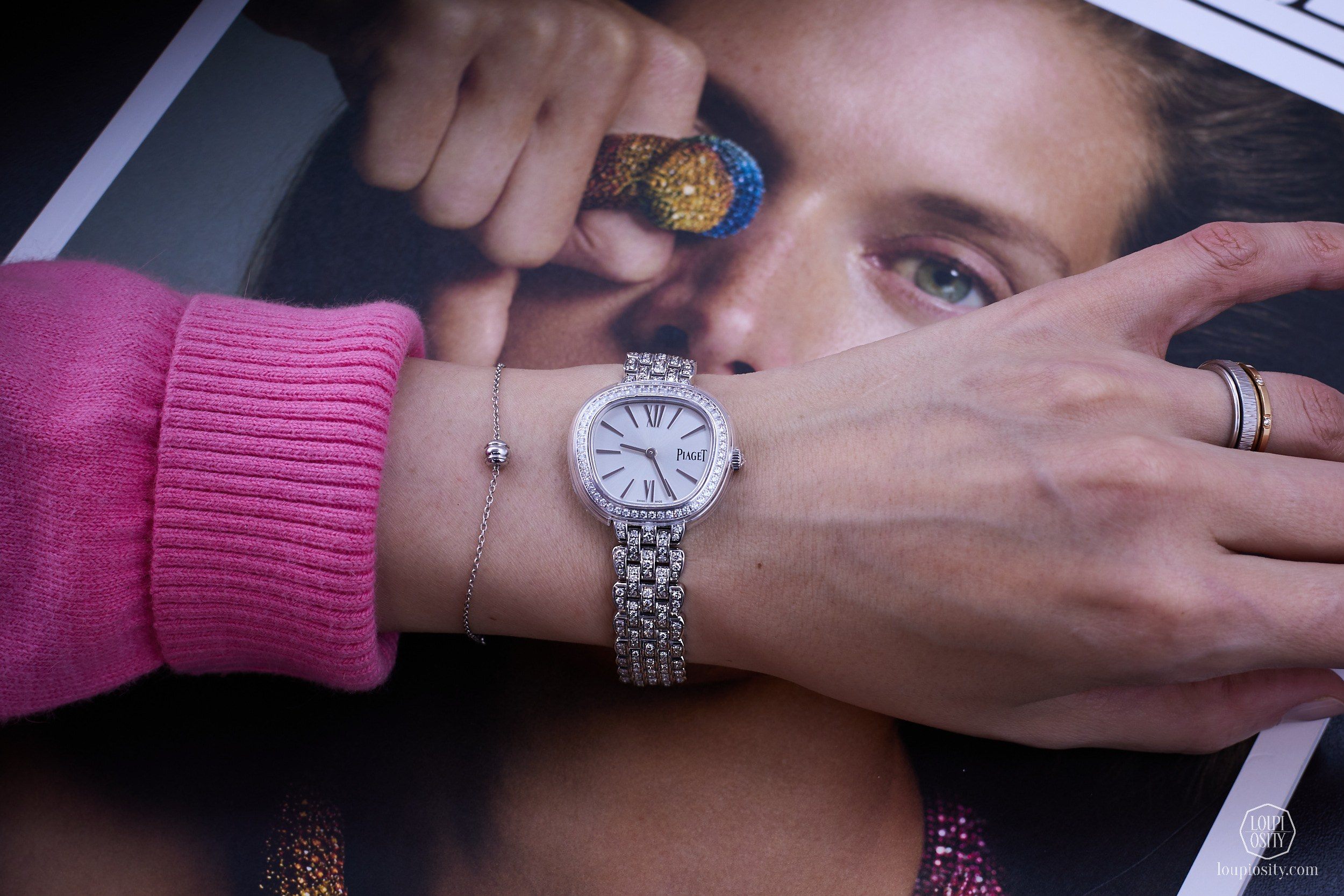 Piaget Sixtie set with diamonds