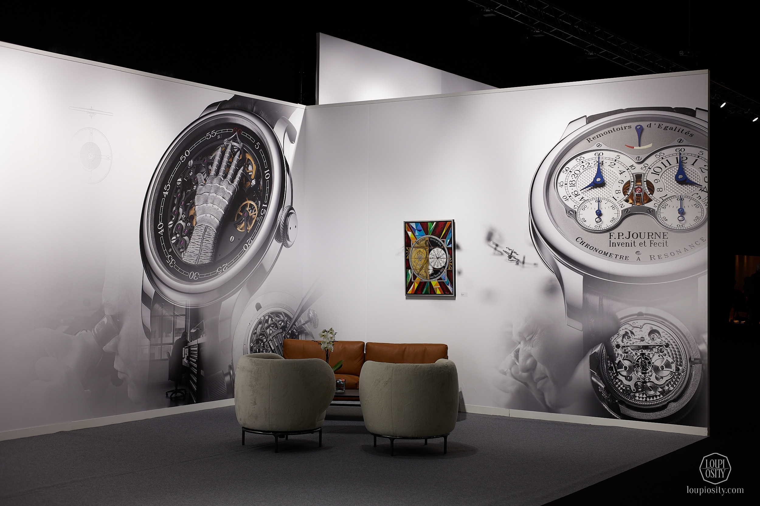 F.P. Journe booth at artgenève