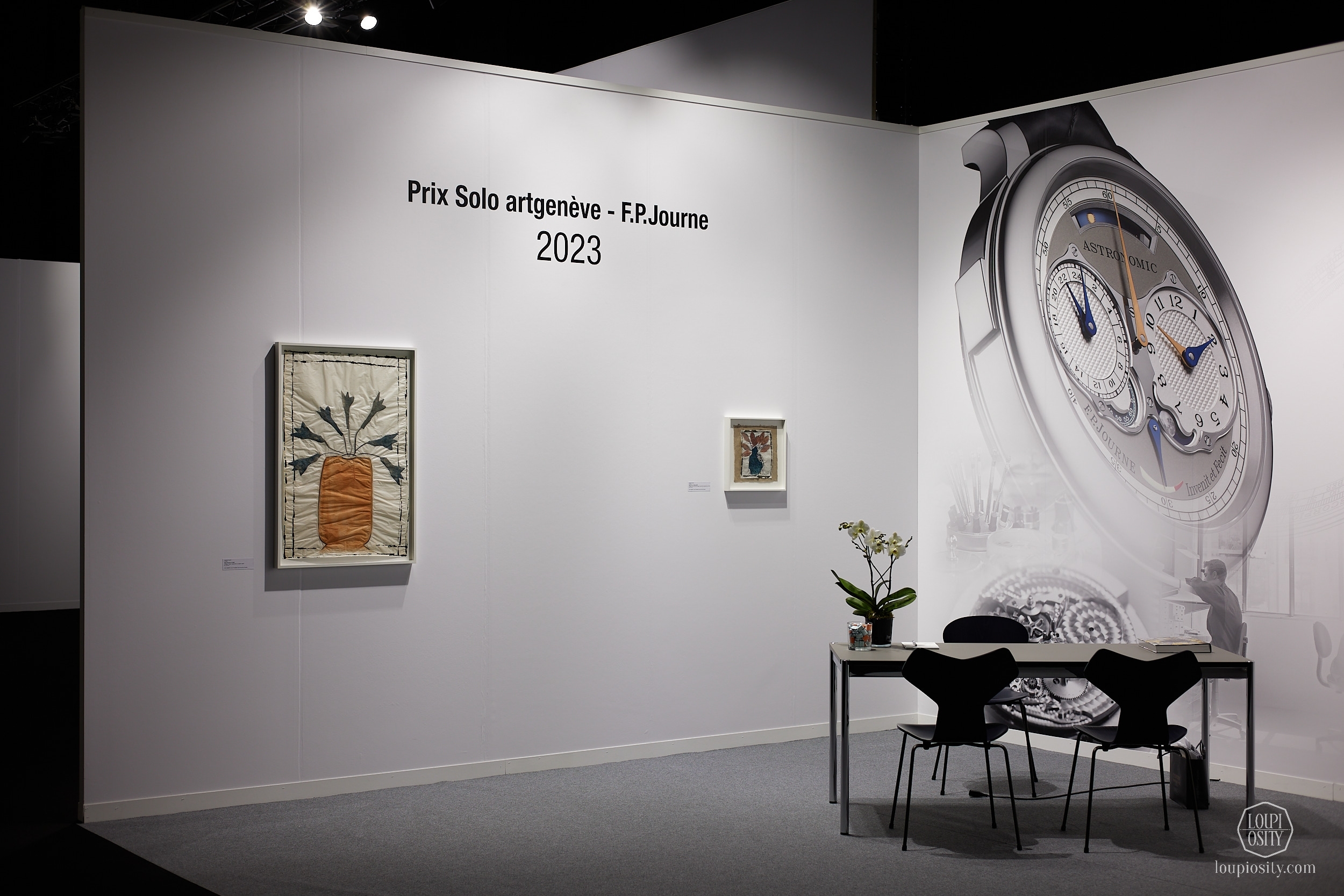 F.P. Journe booth at artgenève