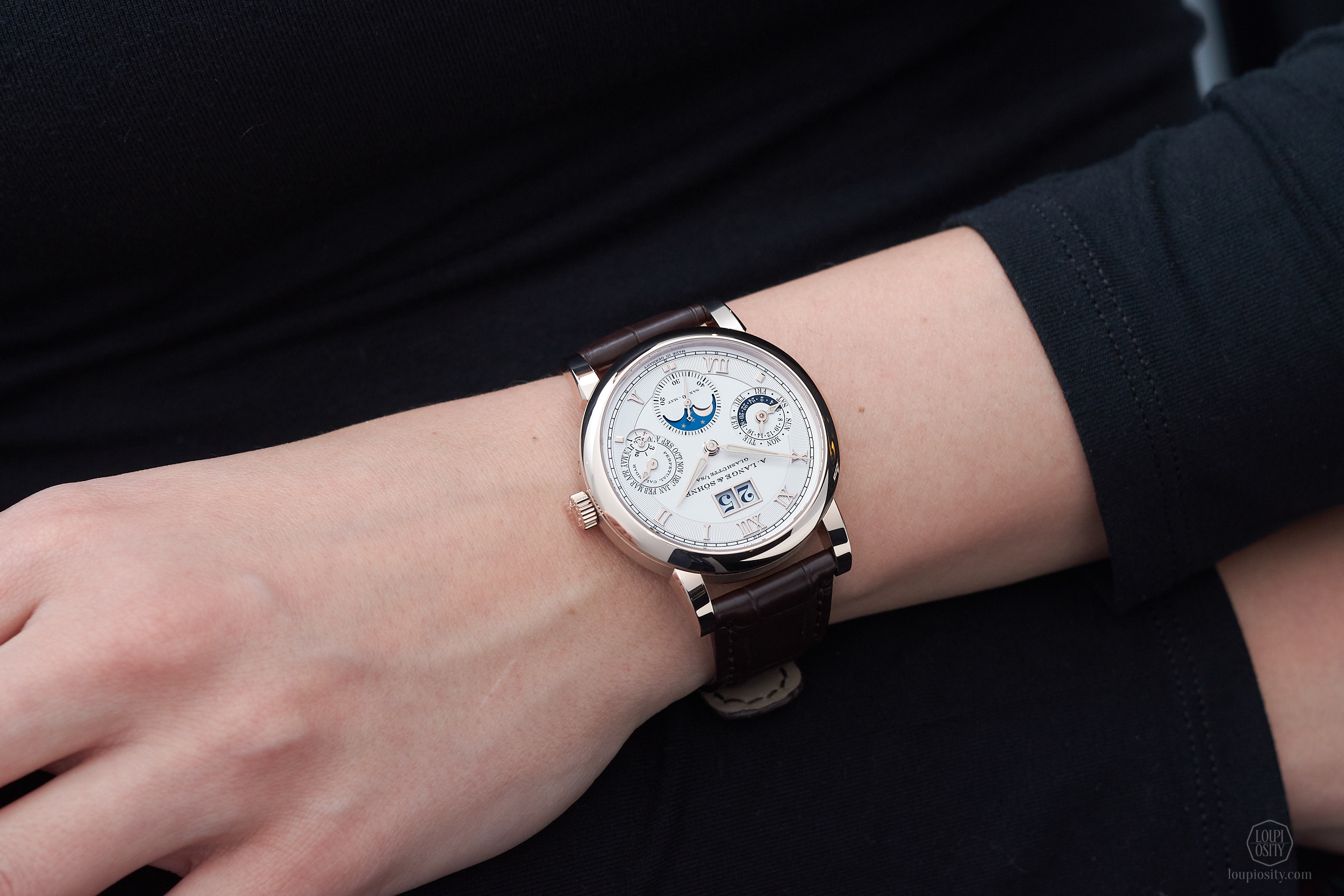 A. Lange & Söhne Langematik Perpetual Honeygold