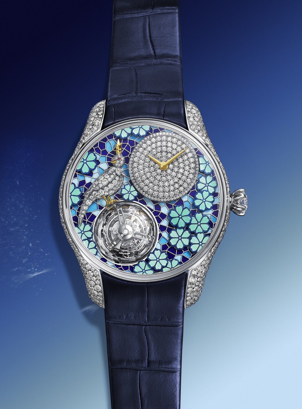Tiffany & Co. Bird on a Flying Tourbillon Azure Blossom