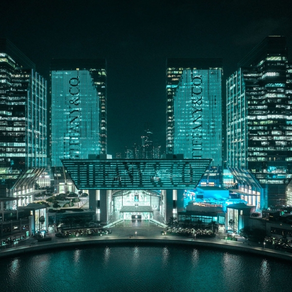 Tiffany & Co. installation at ADGM Square,  Abu Dhabi
