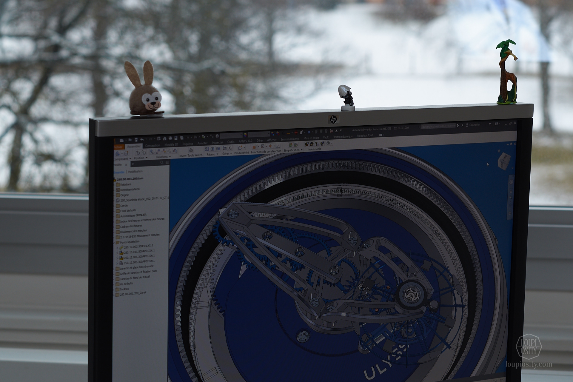 Ulysse Nardin Freak in the CAD software