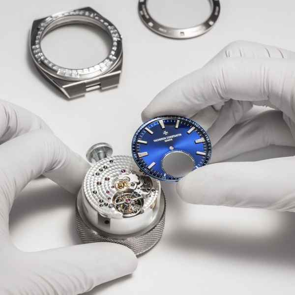 Casing the timepiece