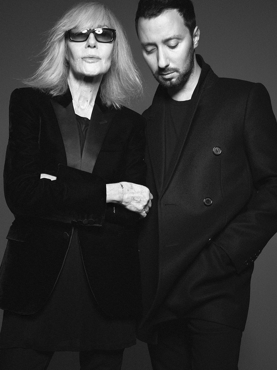 Betty Catroux and Anthoni Vaccarello, Photo credit: David Sims