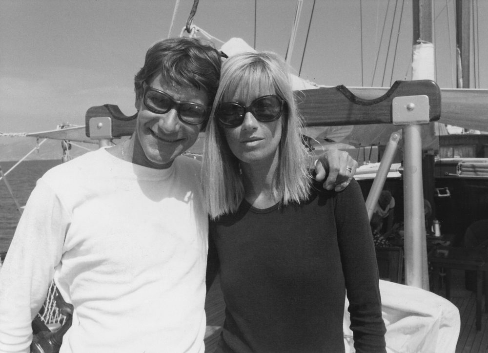 Yves Saint Laurent and Betty Catroux in the 1980s, photo credit: Droits Réservés