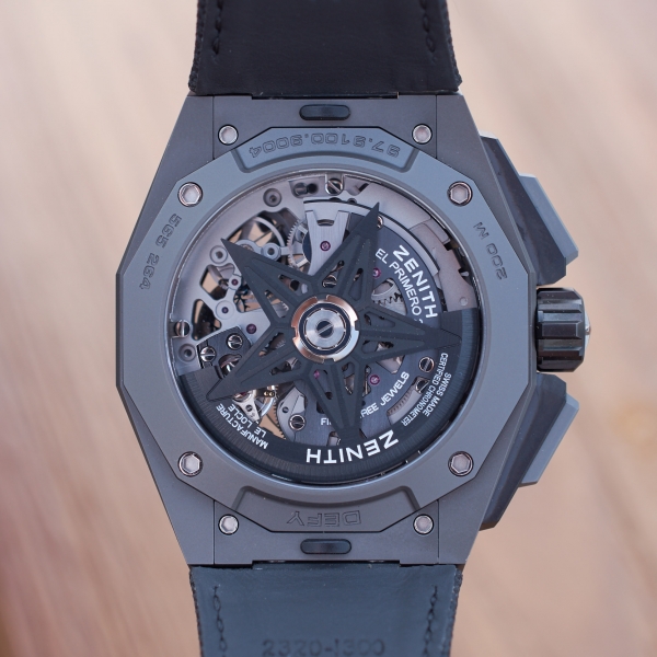 Zenith Defy Extreme, titanium case with black dial accents