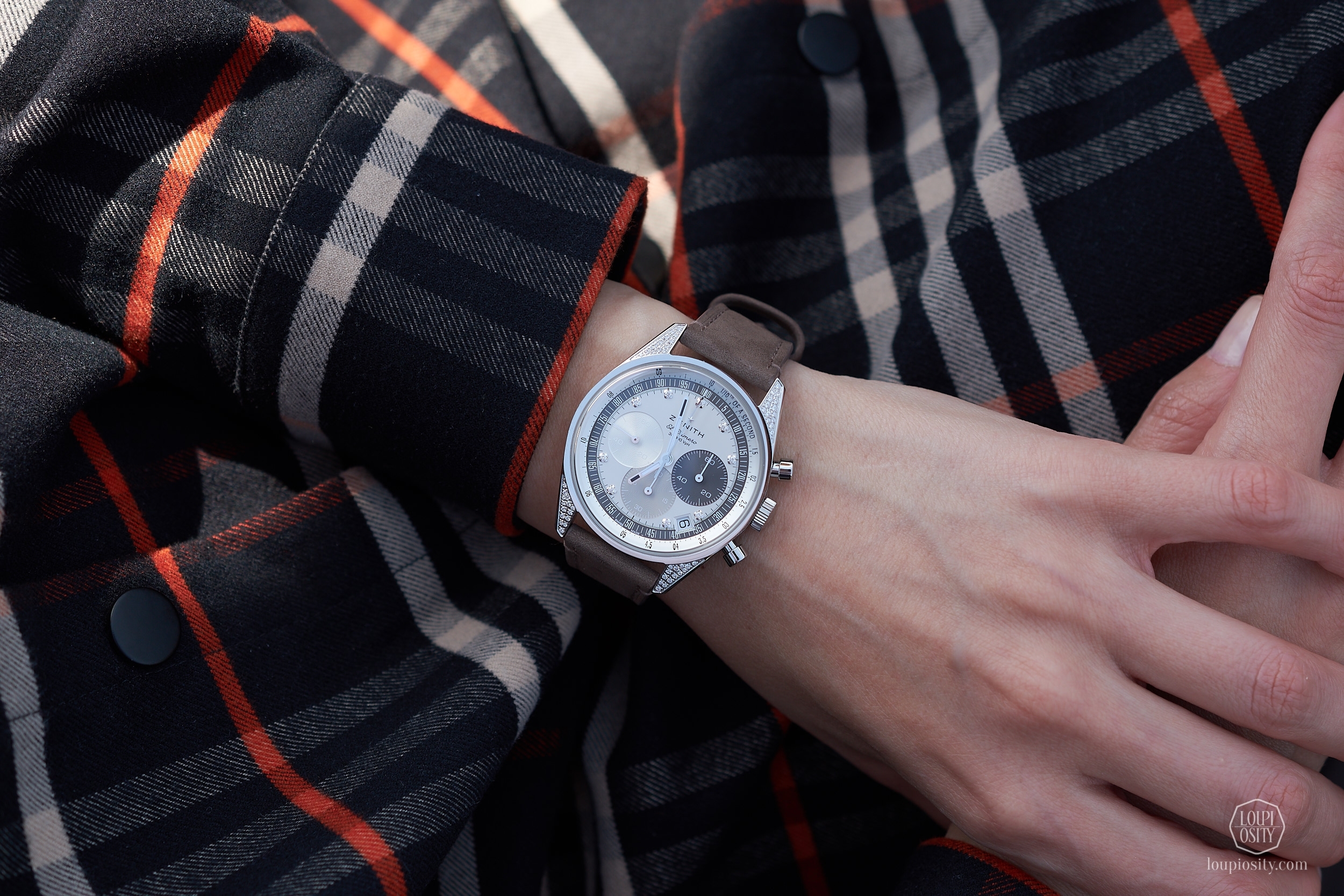 Zenith Chronomaster Original adorned with diamonds