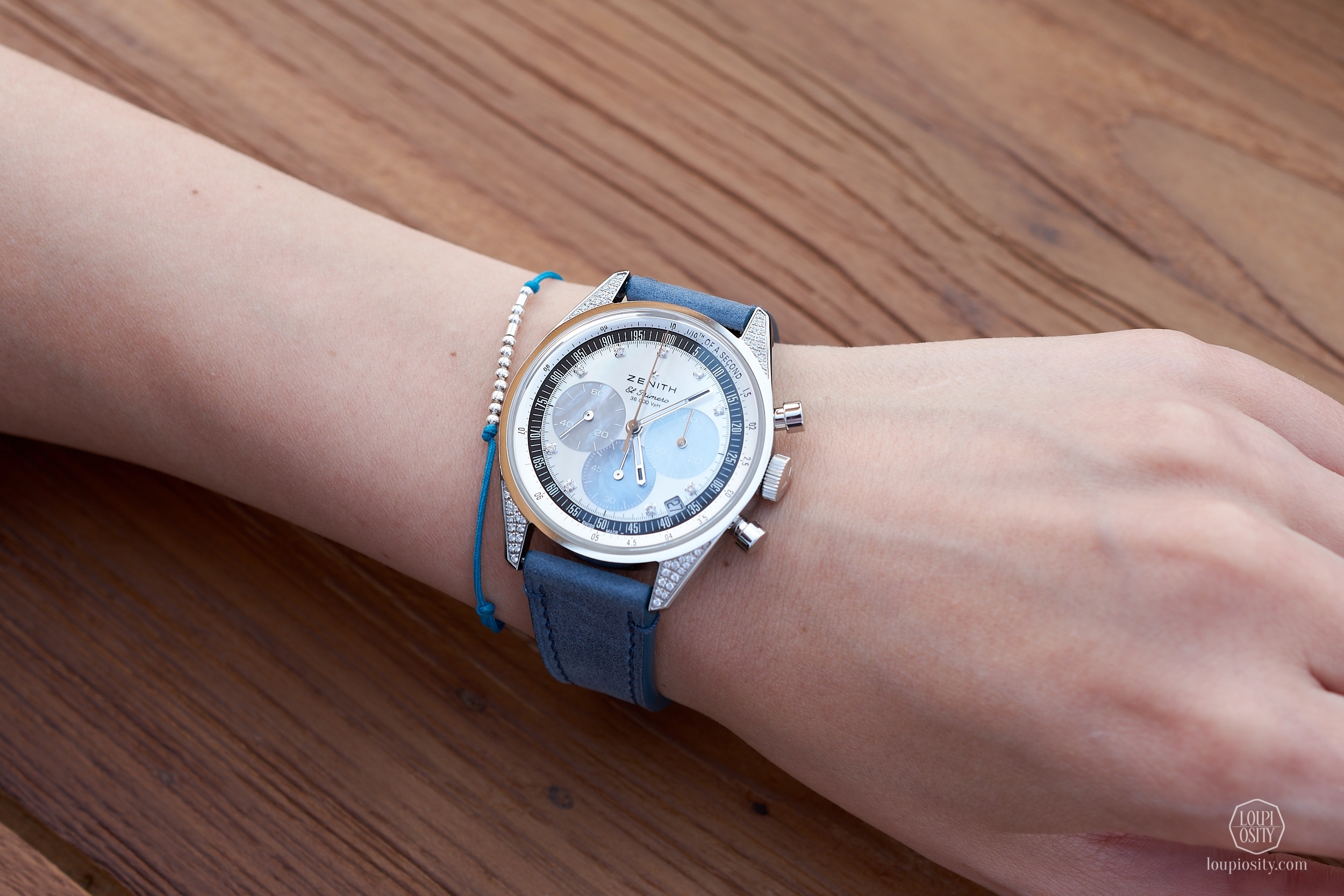 Zenith Chronomaster Original adorned with diamonds