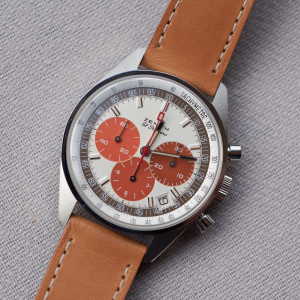 Zenith El Primero Ref. A386 chronograph in steel